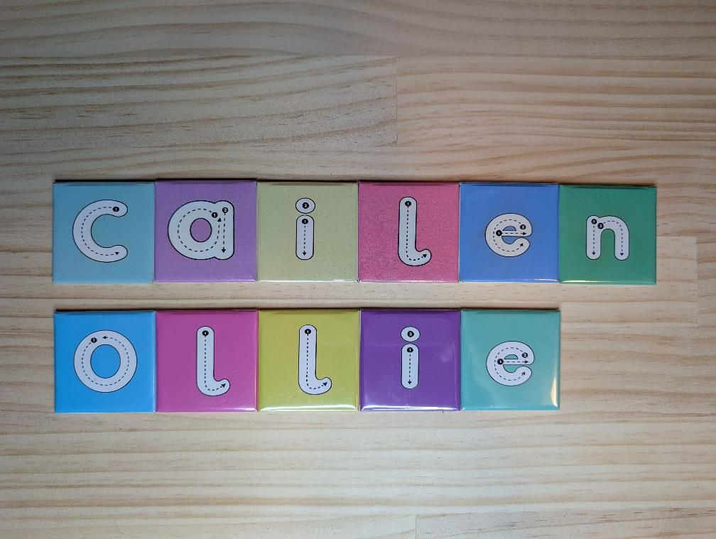 Trace & Erase Name Magnets
